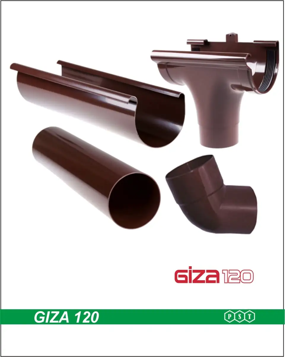 Комплект водосточной системы Giza 120 120/85 1 Polycarbonate.md Комплект водосточной системы Giza 120 120/85