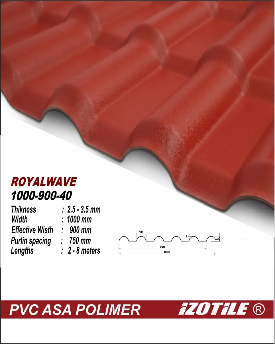 Izotile Royalwave Терракота 1050х2000 мм (2,10м2) 1 Polycarbonate.md Izotile Royalwave Terracota 1050х2000 мм (2,10м2)