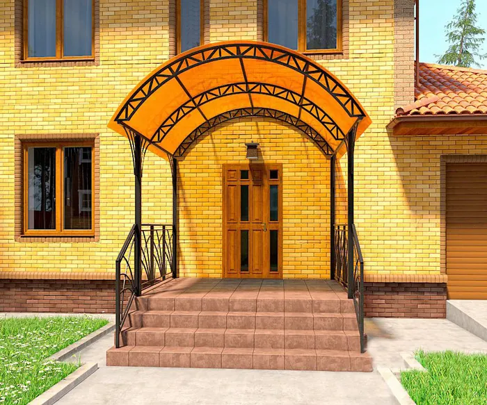 Поликарбонат для козырька: какой выбрать? 6 Polycarbonate.md Policarbonat pentru copertină: pe care să-l alegi? - Polycarbonate.md